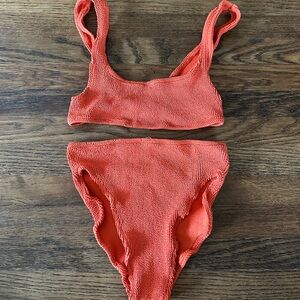YouSwim Aplomb high waist two piece in cherry red